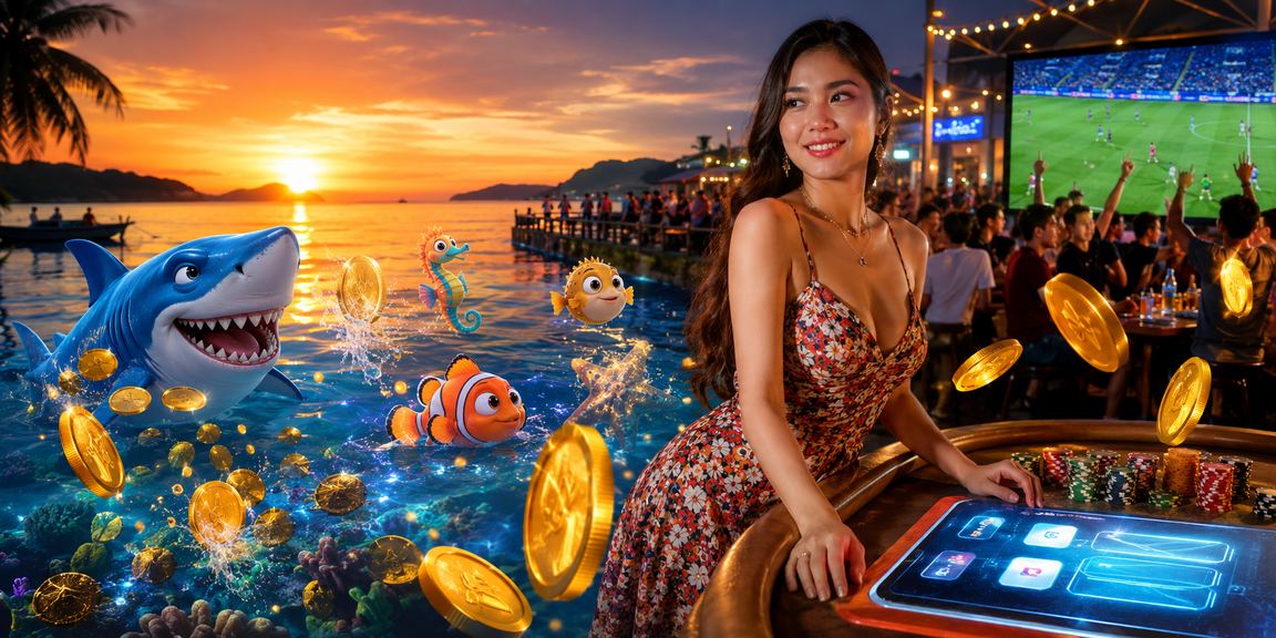 Permainan menembak ikan popular di Kota Kinabalu tersedia dalam platform au3