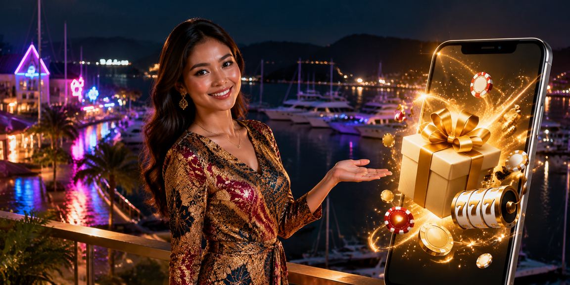 Pengguna Langkawi bermain kasino mudah alih semasa percutian dengan rekaan batik tempatan
