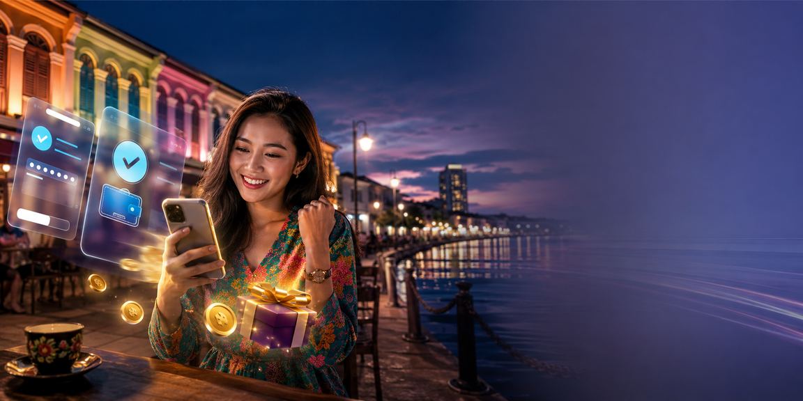 Ilustrasi proses pembayaran deposit di Penang